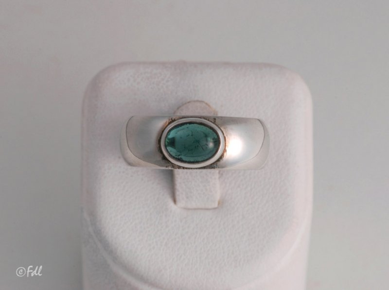 Bague avec labradorite